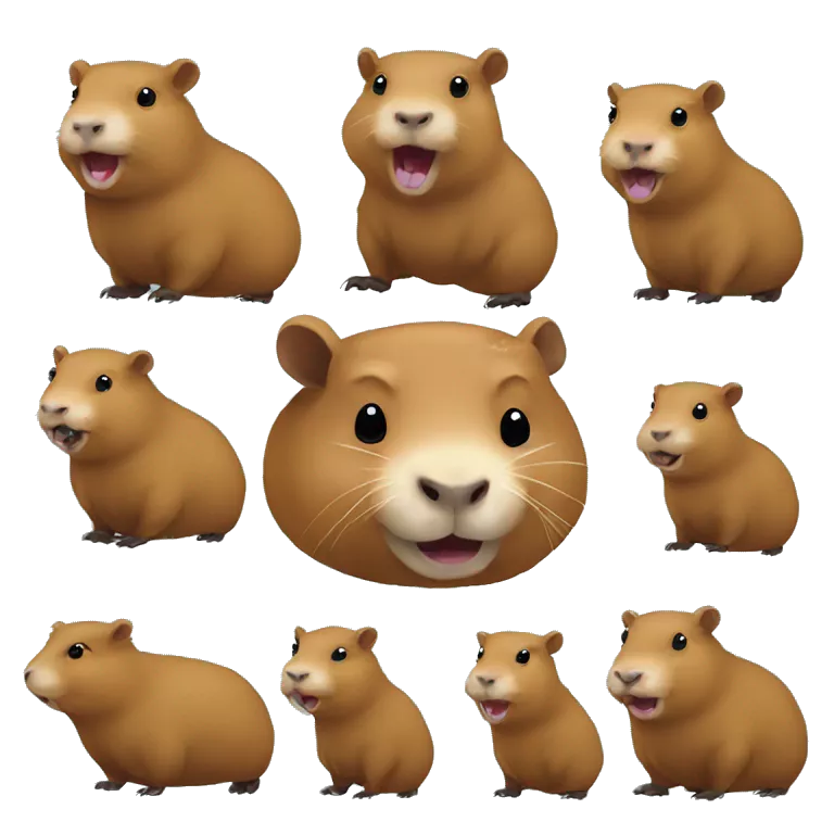 Capybara beeing the Capybaras president