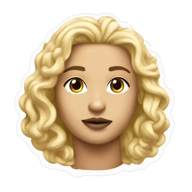 Make a sticker that points to the Versace brand without showing it directly, it should be an association with the brand