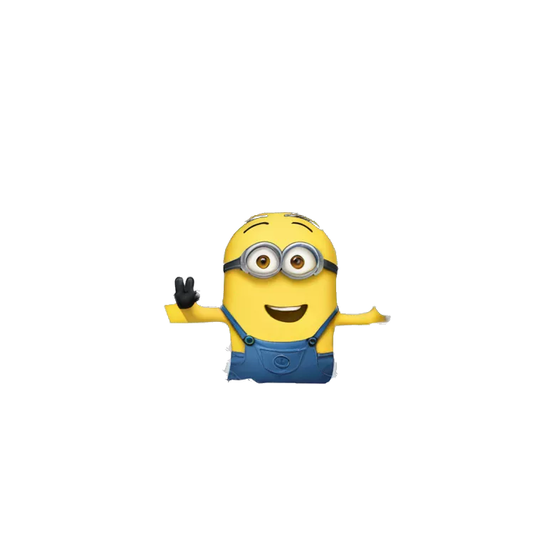 Dishwasher with a minion inside