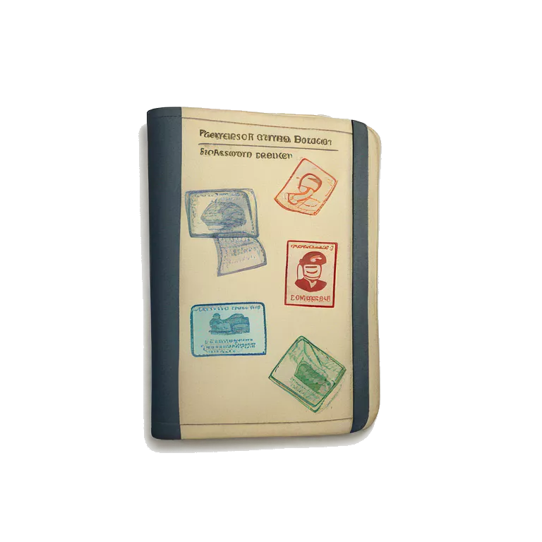 passport with stamps