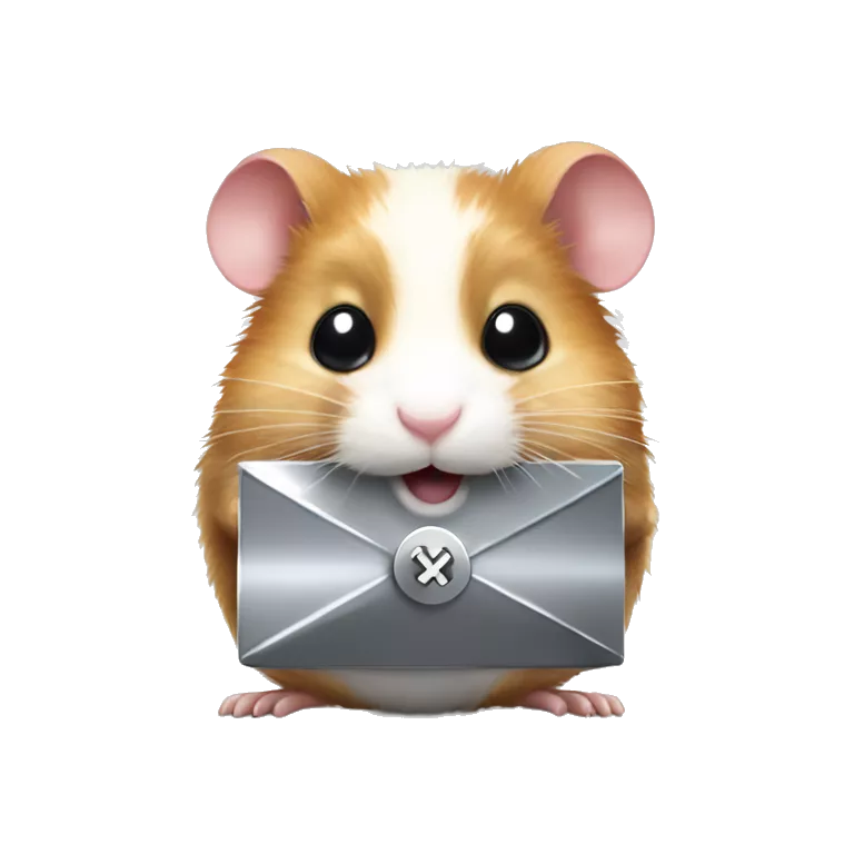 A hamster holding youtube silver play button
