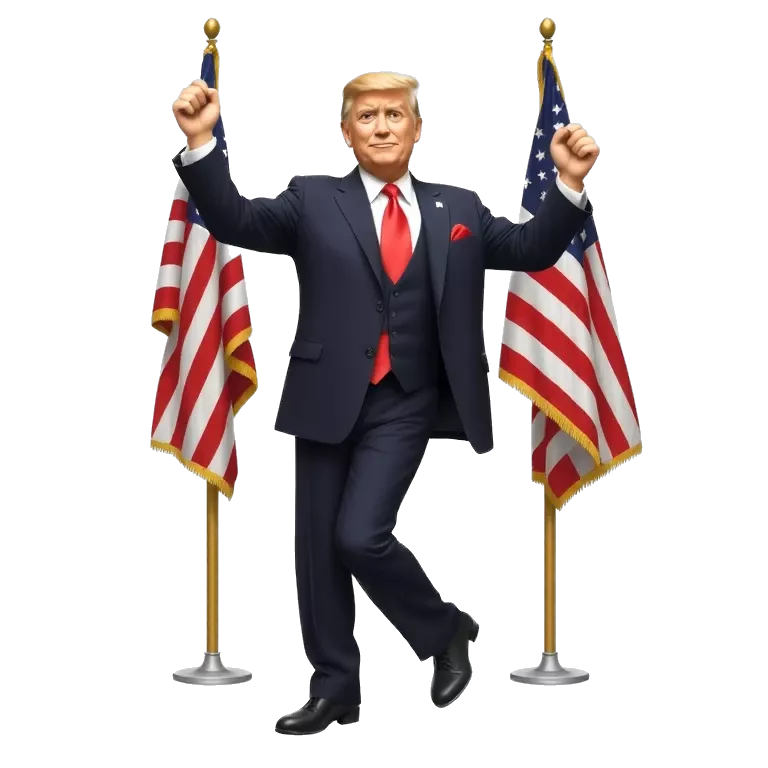 Donald Trump dancing