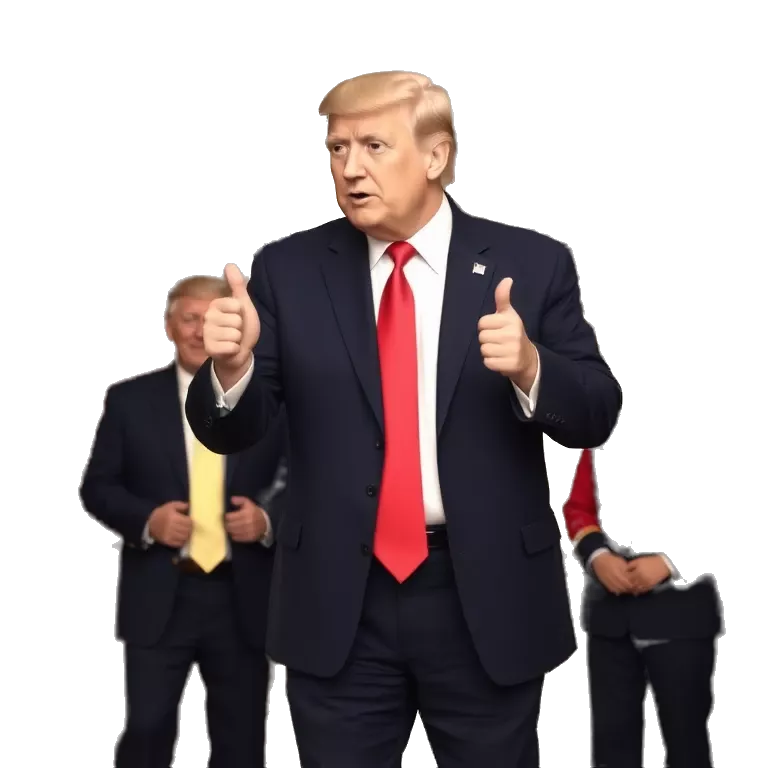 Trump dancing the griddy