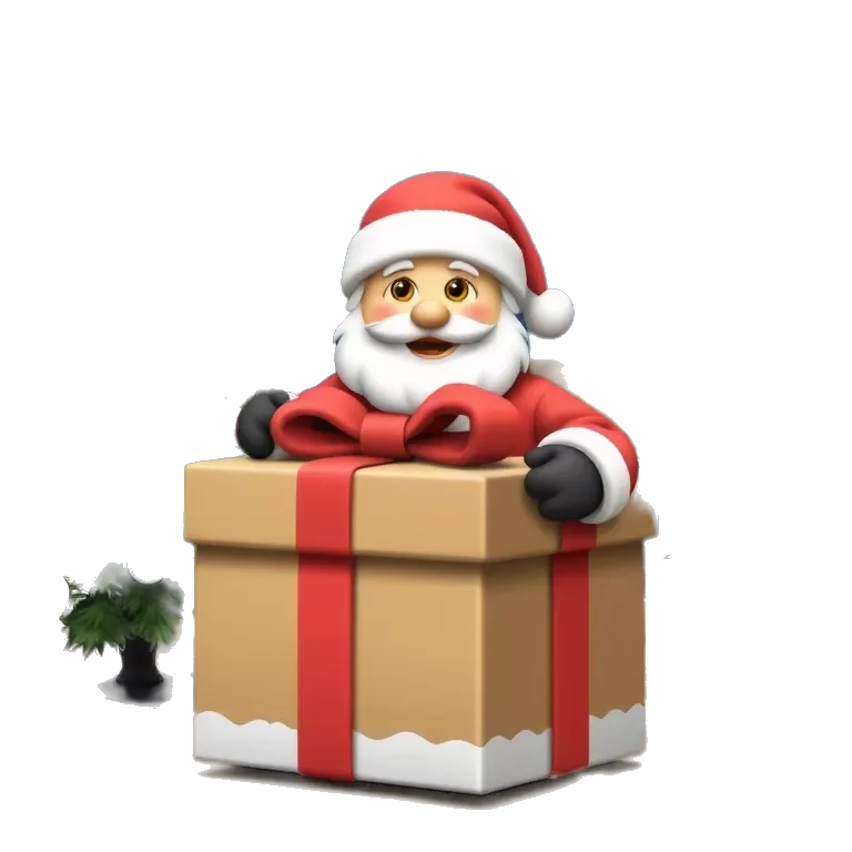 santa gift box
