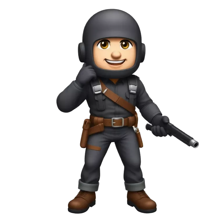 Robber Full Body tiktokemojis