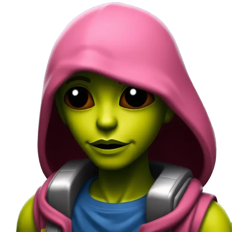 FORTNITE ALIEN SAYING GREASY GROVES tiktokemojis