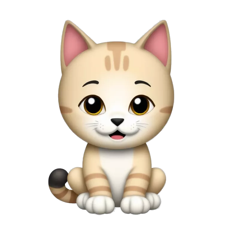 A TOK emoji of a cat tiktokemojis