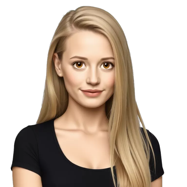 blonde young woman tiktokemojis