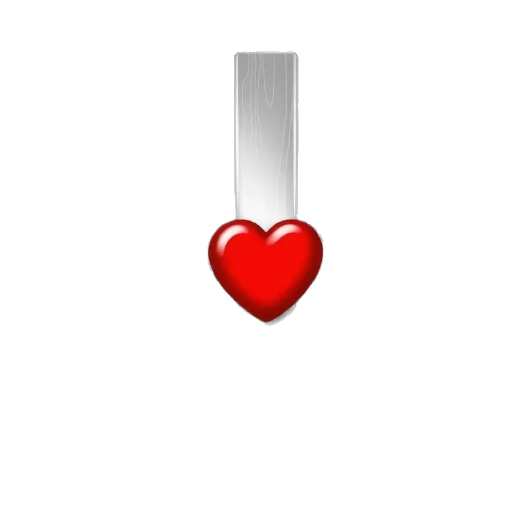 chrome cross with heart in the middle tiktokemojis