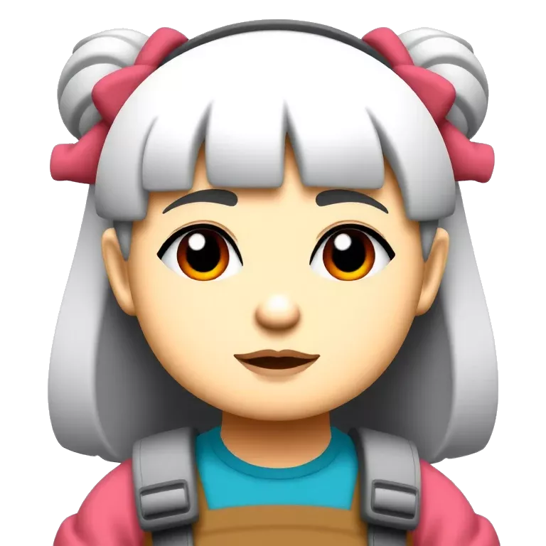 A TOK emoji of a girl tiktokemojis