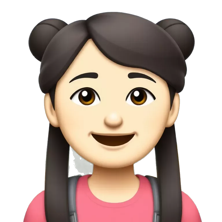 chinese girl smile emoji tiktokemojis