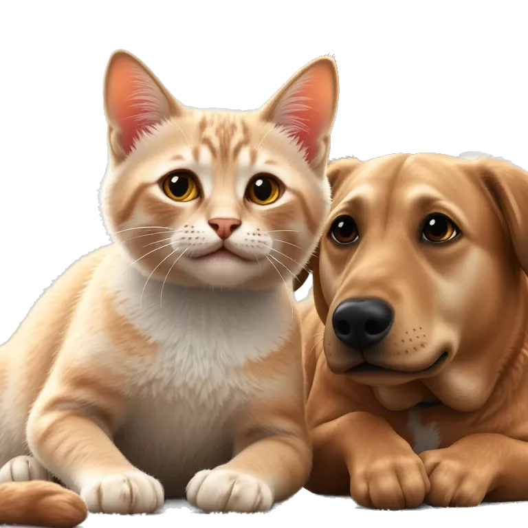 a cat with dog tiktokemojis