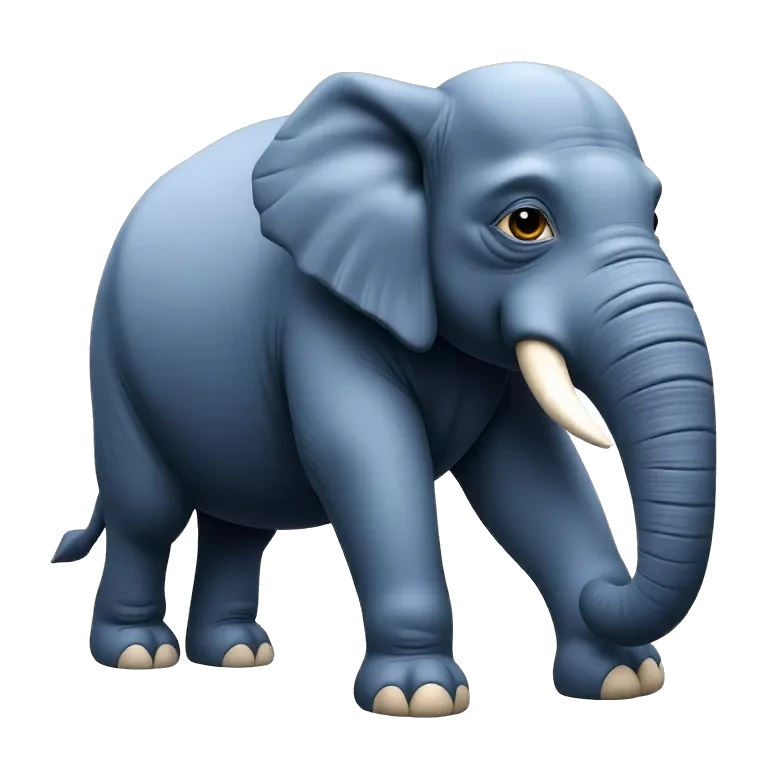 Blue elephant tiktokemojis