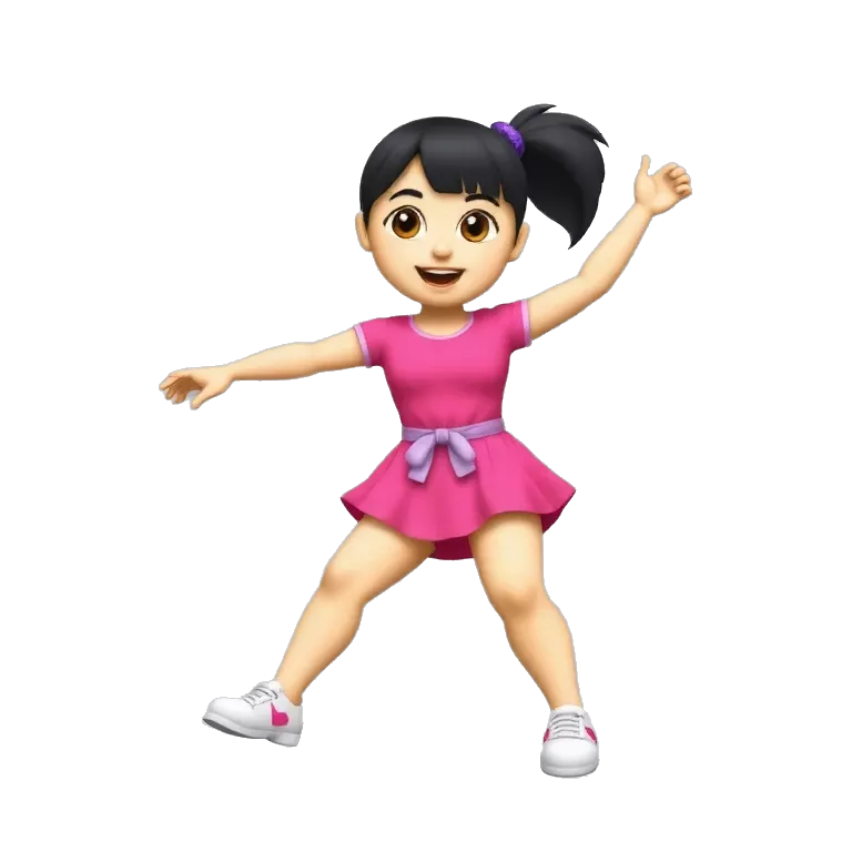 a TOK emoji of a girl dancing
