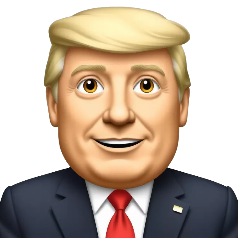 A TOK emoji of Trump