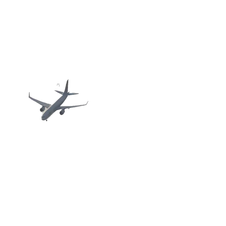 from airplane