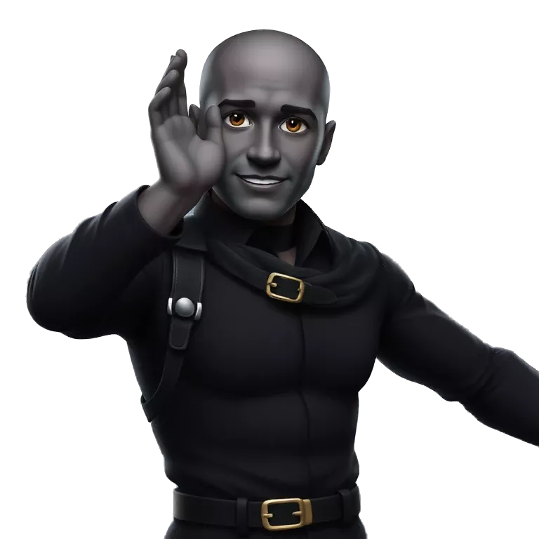 goth baddie dark skin