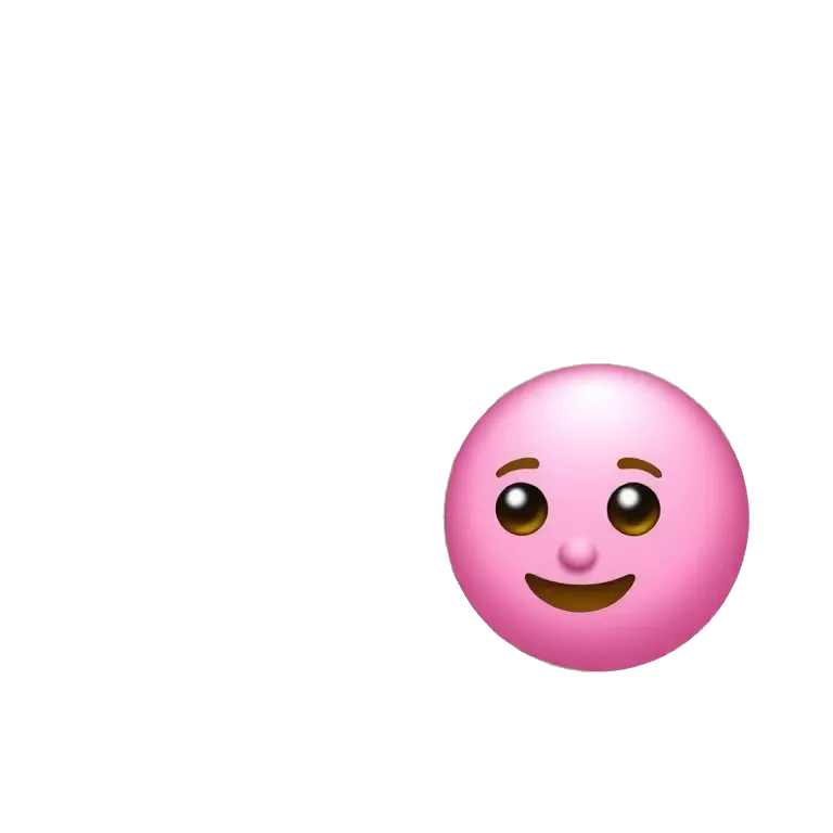 Pink emoji