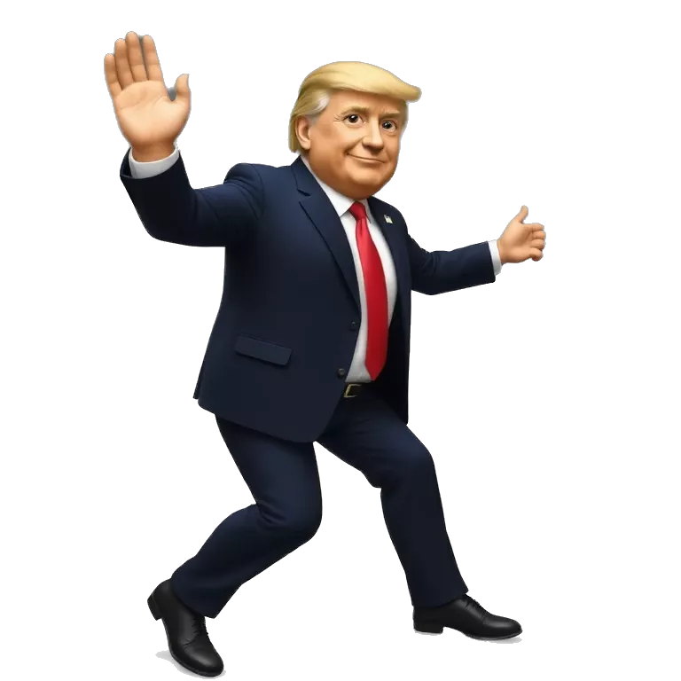 dancing trump
