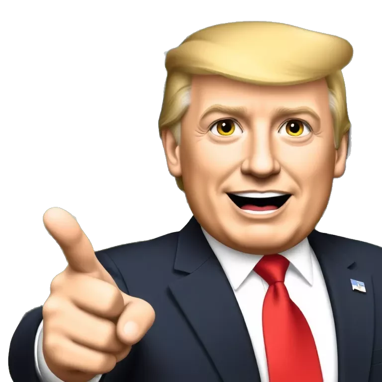A TOK emoji of Trump